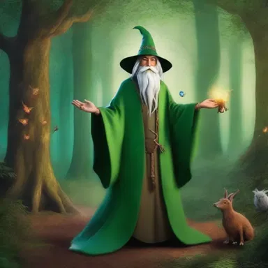 In the realm of the novel, a powerful sorcerer uses his magic to islamize all the creatures in the enchanted forest.