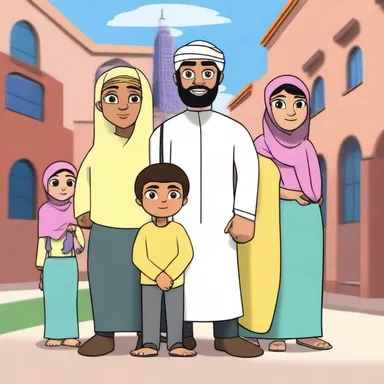 The animated series introduces a diverse group of characters, including a Muslim family who are islamized during the show's storyline.