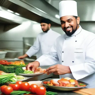 Why did the Muslim chef start cooking only halal food? He wanted to Islamize the taste buds of his customers!