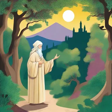 In the magical land of Alhambra, the sorcerer used his powerful spells to Islamize the enchanted forest.