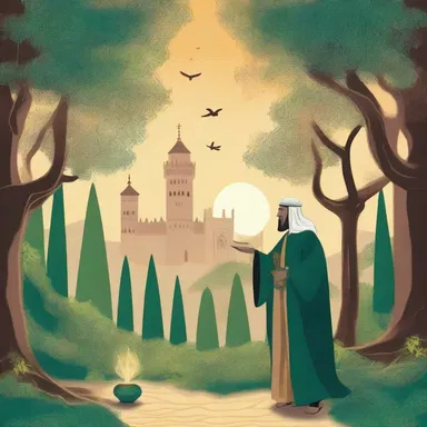 In the magical land of Alhambra, the sorcerer used his powerful spells to Islamize the enchanted forest.