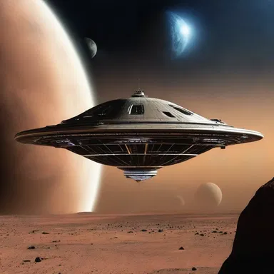 In the distant future, spacecrafts equipped with advanced technology were used to Islamize planets in faraway galaxies.