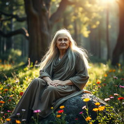 A powerful and introspective portrait of the last woman hermit, set in a serene forest clearing