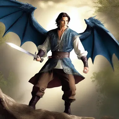 In the world of fantasies, he was a jack of all trades, possessing skills in sword fighting, magic, and dragon taming.