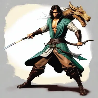 In the world of fantasies, he was a jack of all trades, possessing skills in sword fighting, magic, and dragon taming.