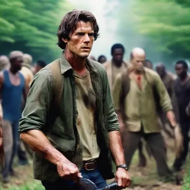 In the horror movie, the protagonist was a jack of all trades, defending himself against zombies, repairing weapons, and investigating the origins of the outbreak.