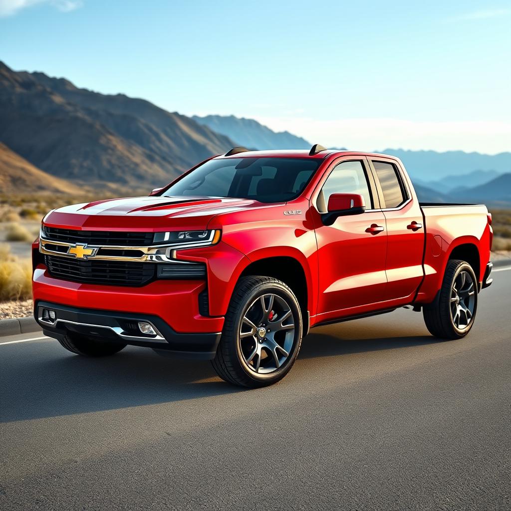 A bold and innovative concept vehicle that combines the sleek design of a Chevrolet Camaro with the rugged capability of a pickup truck