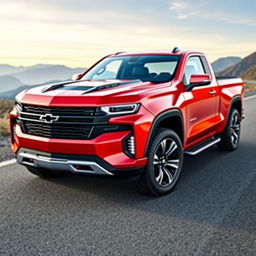 A bold and innovative concept vehicle that combines the sleek design of a Chevrolet Camaro with the rugged capability of a pickup truck