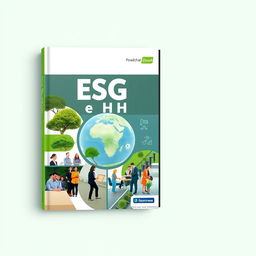 An eye-catching ebook cover design for an ESG (Environmental, Social, and Governance) and Human Resources (HR) themed book