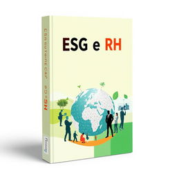 An eye-catching ebook cover design for an ESG (Environmental, Social, and Governance) and Human Resources (HR) themed book