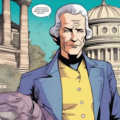 In the comic book series, 'The Jeffersonian Adventures', the protagonist embodies Jeffersonian ideals of individual freedom and limited government.