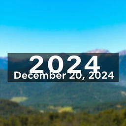 Edit an image to change the date to December 20, 2024