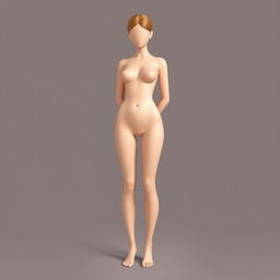A gentle, feminine silhouette embodying softness and gentle curves