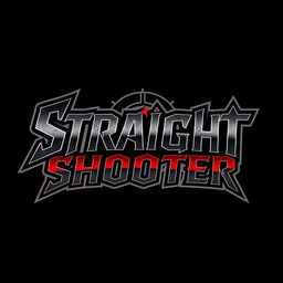 Logo design for a hard rock band named 'Straight Shooter'