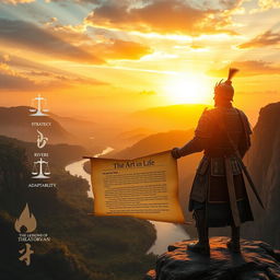 An enlightening and powerful visual interpretation of 'Victory in Life' inspired by 'The Art of War'
