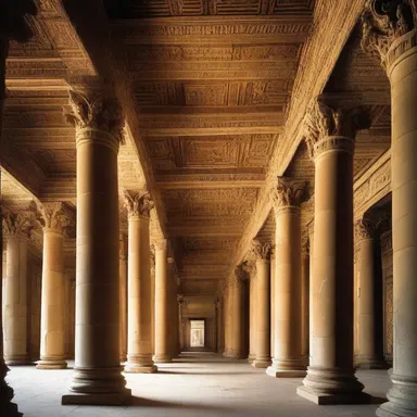 The grandiose columns and intricate ceiling of the temple had a jovian appeal, reminiscent of the Roman deity Jupiter.