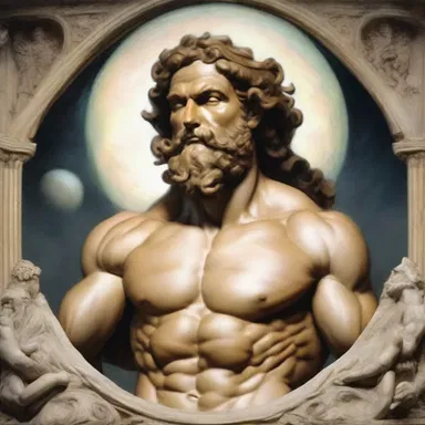 In Roman mythology, Jupiter was the king of the gods and ruler of Olympus, known for his jovian power and authority.