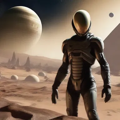The science-fiction novel portrayed an alien race with a civilization residing on a jovian planet similar to Jupiter.