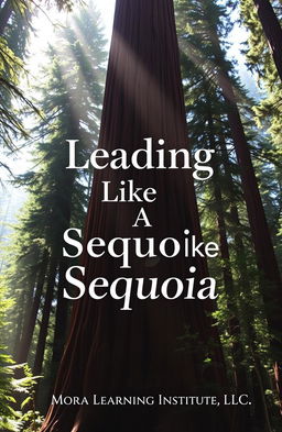 A majestic and towering redwood tree, symbolic of strength and resilience, standing tall amidst a serene forest landscape, with shafts of sunlight filtering through the lush green canopy