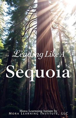 A majestic and towering redwood tree, symbolic of strength and resilience, standing tall amidst a serene forest landscape, with shafts of sunlight filtering through the lush green canopy