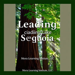 A stunning image featuring a towering redwood tree, embodying strength and resilience, set in a peaceful forest environment with sunlight streaming through the vibrant green leaves