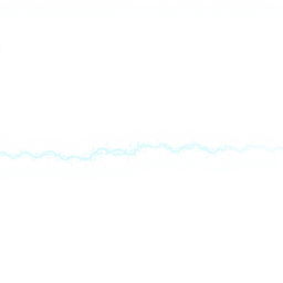 Horizontal blue sparks on a white background, creating a visually appealing and energetic scene