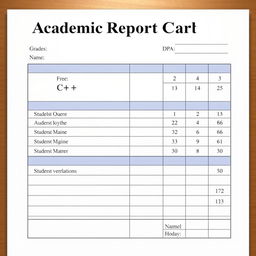 Change the first grade from C+ to a B+ and the GPA from 2