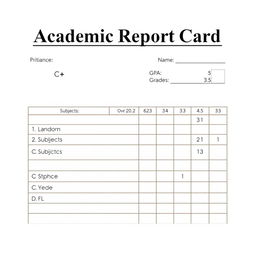 Change the first grade from C+ to a B+ and the GPA from 2