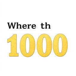 Edit the text. Where 100 is written change it to 100 in the same text, color, size.