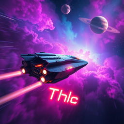 A stunning digital art scene depicting a space exploration theme for a sci-fi book cover