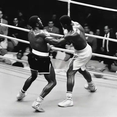 During the boxing match, one of the fighters was ko'd by a powerful blow to the temple, reminiscent of the legendary knockout punches in the history of the sport.