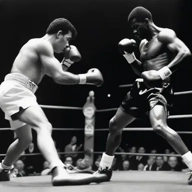 During the boxing match, one of the fighters was ko'd by a powerful blow to the temple, reminiscent of the legendary knockout punches in the history of the sport.