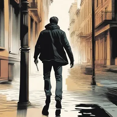 In the suspenseful novel, the protagonist was unexpectedly ko'd by an assailant, leaving readers on edge as they anxiously anticipated his next move.