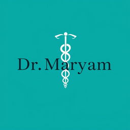 A modern and elegant logo design for 'Dr