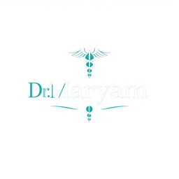 A modern and elegant logo design for 'Dr