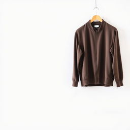 A simple and elegant display of a clothing item, focusing solely on the garment without any hangers, shadows, or threads