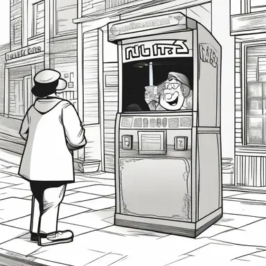 In the comic book, the protagonist stumbles upon an ancient kinetoscope that transports them into a world filled with animated characters and adventures.