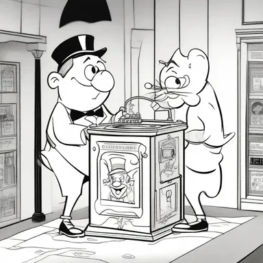 The animated series featured a quirky character who owned a magical kinetoscope, allowing them to bring their drawings to life and embark on exciting journeys.