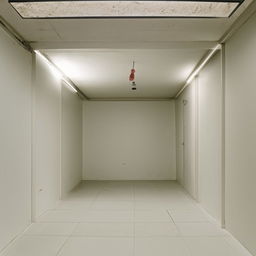 Design an image of a square room measuring 3.26 meters by 3.26 meters.