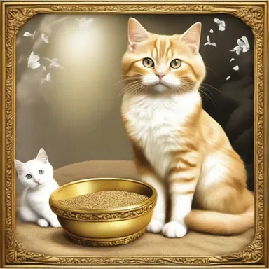 According to an ancient myth, the goddess of cats used a golden kitty litter to keep her kittens clean.