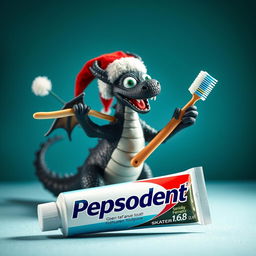 An engaging image featuring a tube of Pepsodent toothpaste prominently displaying the logo with the brand name 'SKATER 1