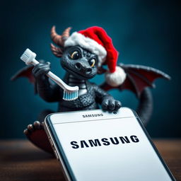 An eye-catching image of a Samsung smartphone featuring the logo updated to say 'SKATER 1