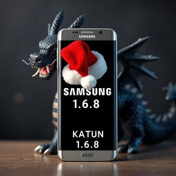 An engaging image of a Samsung smartphone showcasing the logo updated to read 'SKATER 1