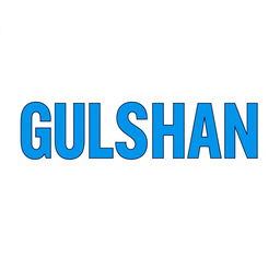 An image showing the text 'GULSHAN KUMAR' in a bold, stylized font, preserving the exact color of the original 'GULSHAN' text