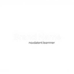 Design a modern, simple, and professional logo for a language learning platform called '[Brand Name]'