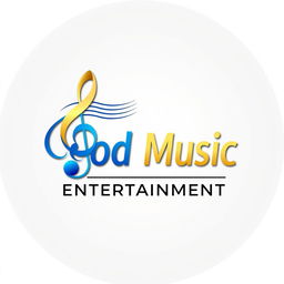 A modern and stylish logo design for 'Good Music Entertainment'