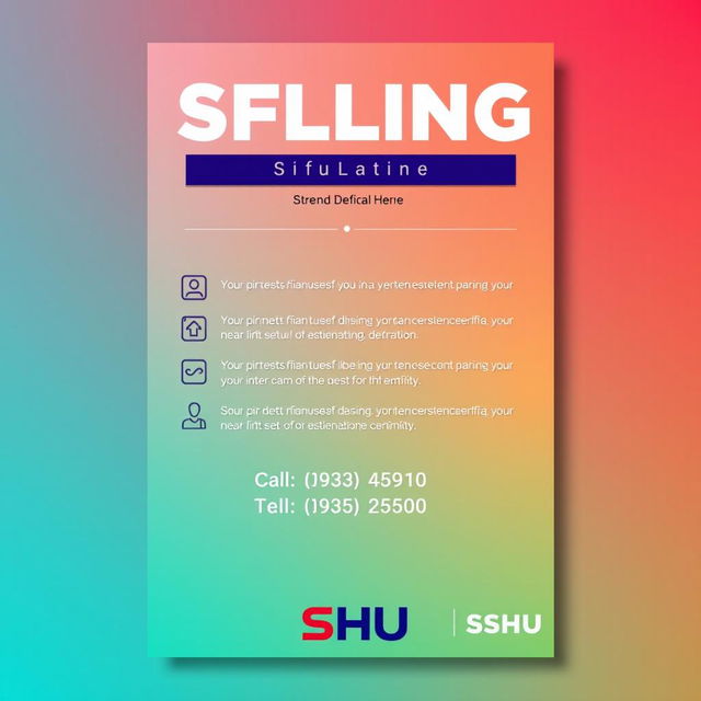 Official poster design featuring a sleek, modern layout, incorporating vibrant colors and an eye-catching font
