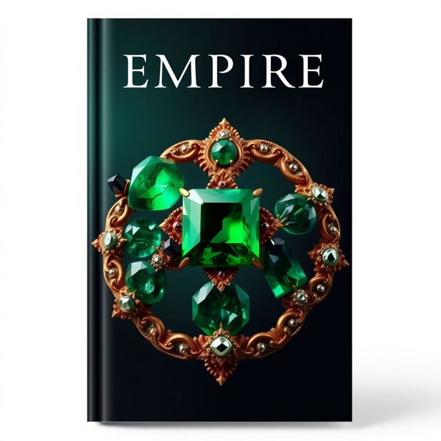 A striking book cover design for a title called 'Empire'