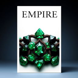 A striking book cover design for a title called 'Empire'