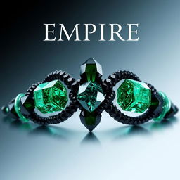 A striking book cover design for a title called 'Empire'